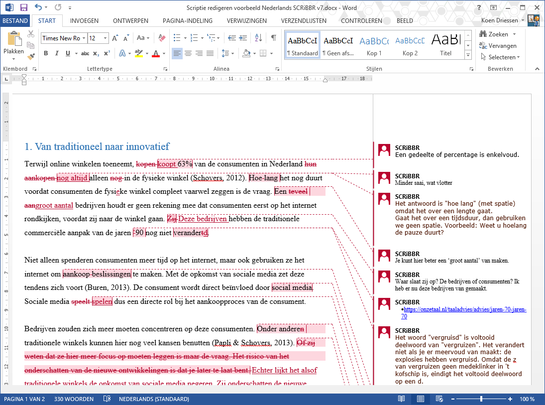 Hoe werkt het? Scribbr