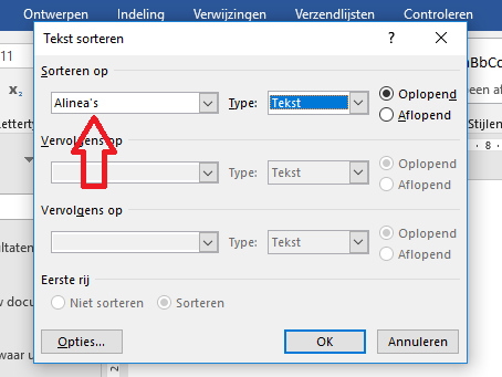 sorteren-alinea-word