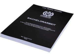 Magazinbindung Bachelorarbeit schwarz