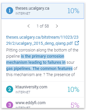 Turnitin originele bron