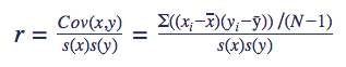 Formule correlatie