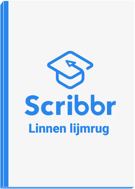 Linnen lijmrug