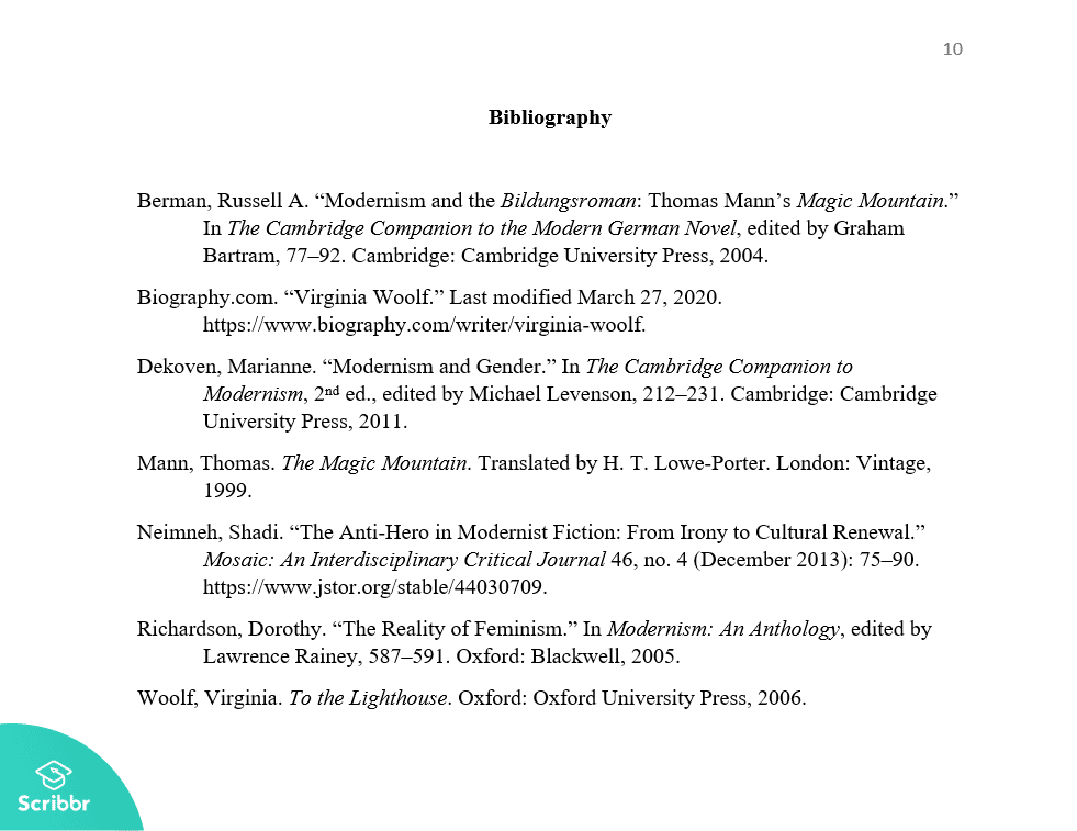 Chicago style bibliography example Chicago style bibliography example image