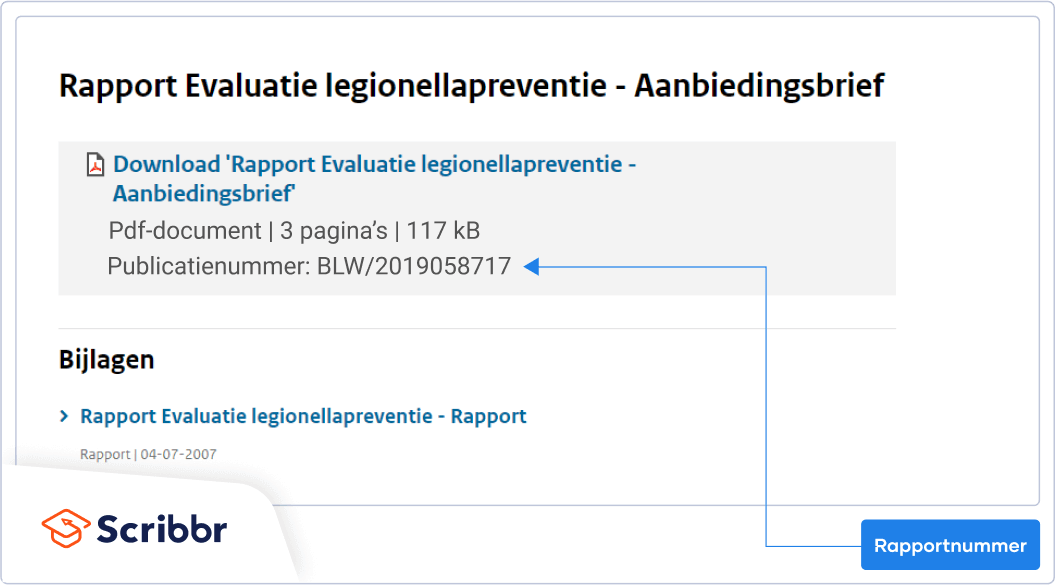 APA rapportnummer database (7de editie)