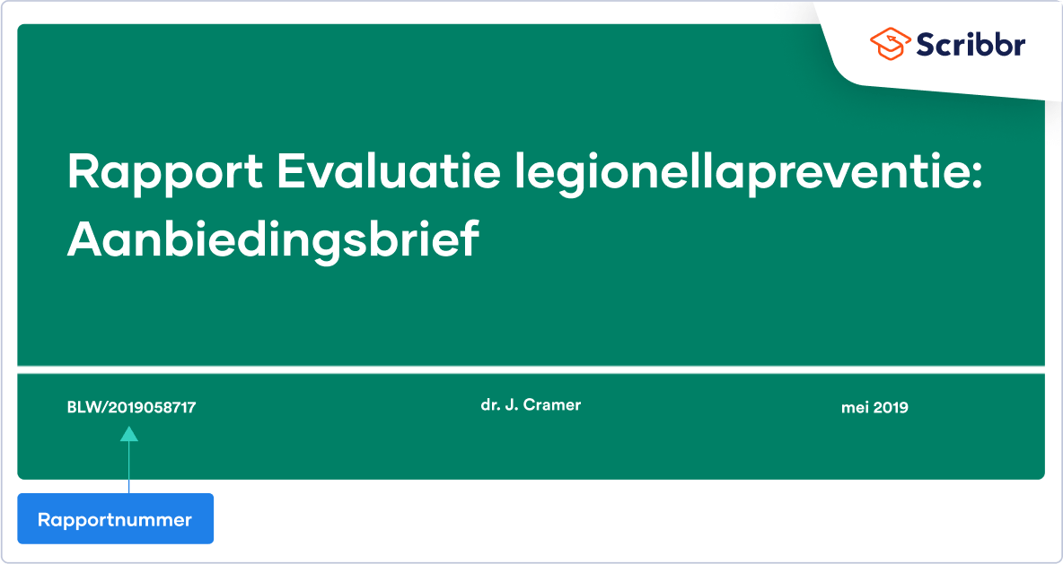 APA rapportnummer omslag (7de editie)