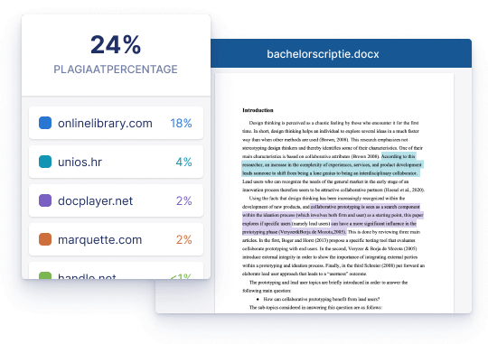 plagiaat checker rapport