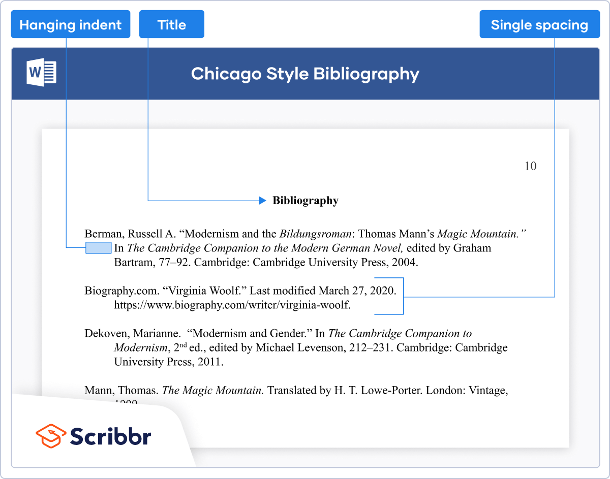 Creating a Chicago Style Bibliography