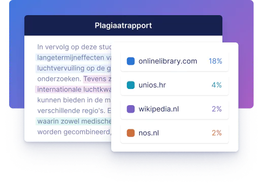 plagiaat check rapport